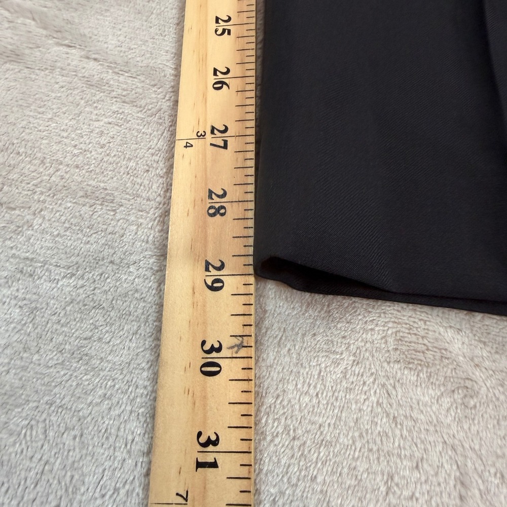 NEW Indochino Mens 38x30 Black Wool Flat Front Straight Leg Dress Pants SOHO 25 - Picture 11 of 14